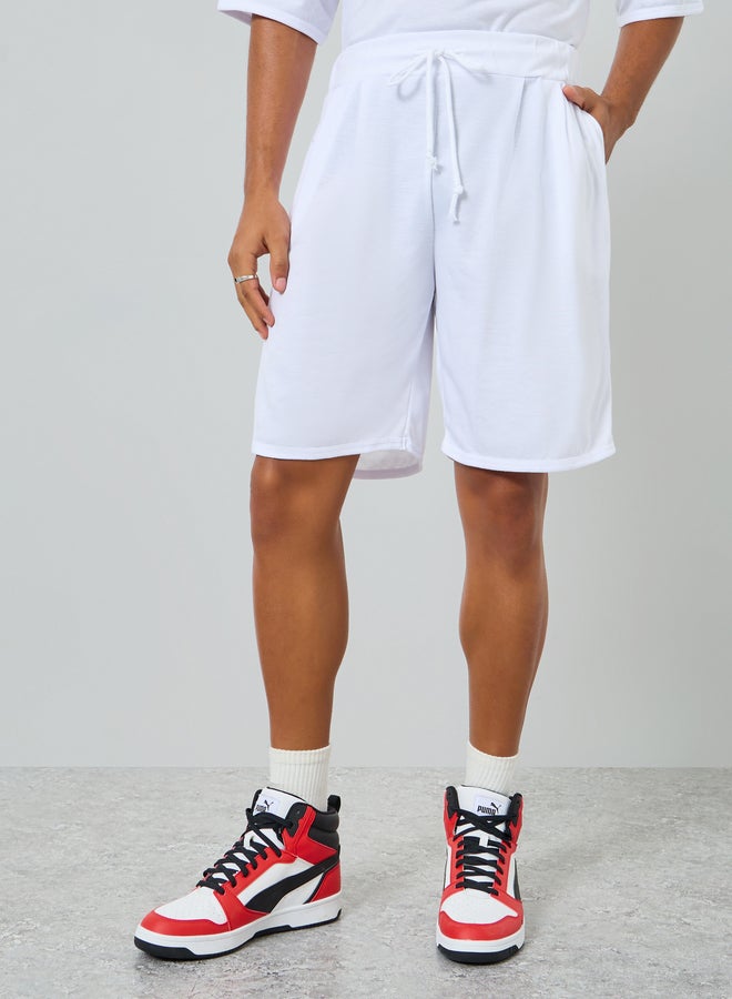 Take Two Men Solid Oversized T-Shirt and Shorts Co-Ords - Image 3